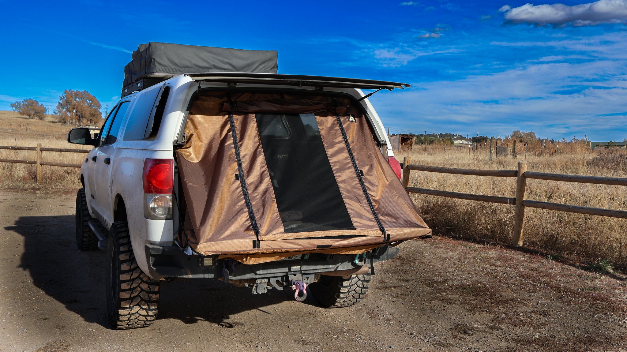 tent for truck topper Full-Size Toper Tent Carpeted Topper