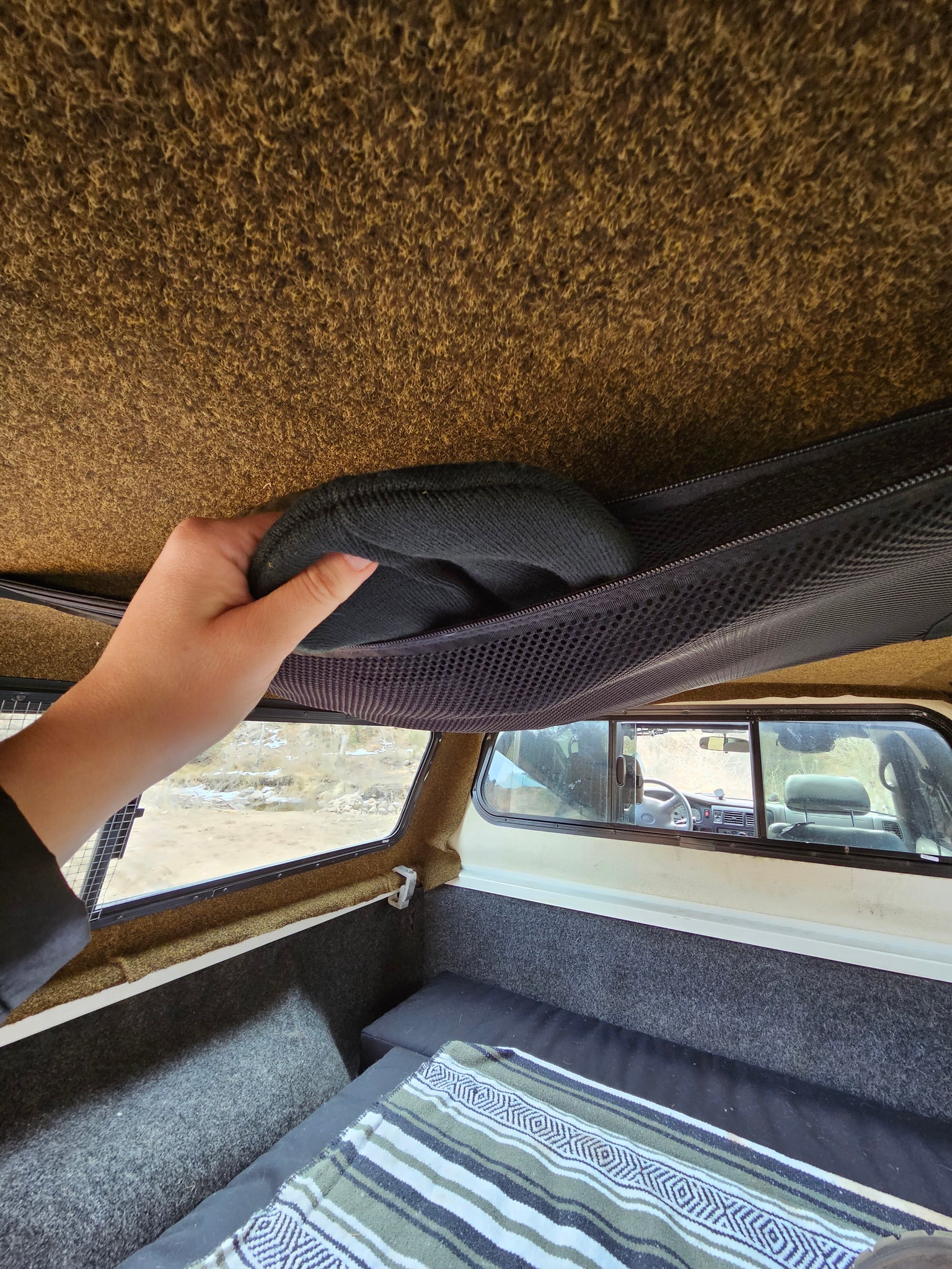 tent ceiling storage net Topper Tent Storage Net